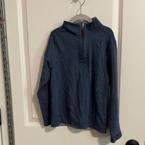 Johnston & Murphy Gray Reversible Pullover